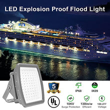 OSTEK 100W LED Explosion Proof Flood Light, Class I Div 2, 5000K