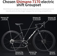 SAVADECK Carbon Road Bike Lightweight 24-Speed Black