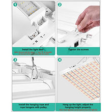 SZHLUX 620W LED Grow Light 4×6ft Daisy Chain Dimming Full Spectrum Grow Lights for Indoor Plants, Sunlight Plant Light for Seedling Veg and Bloom Commercial Growing lamp
