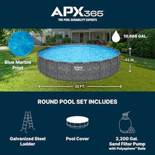Bestway APX 365 22' x 52" Above Ground Pool Set with Sand Filter Pump