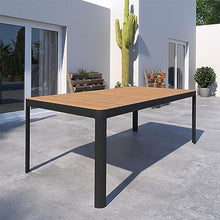 Brampton Amazonia Ratezza 7-Piece Outdoor Dining Table Set Black
