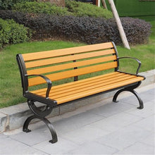 YXIANG56Q Buffet Sideboards Large Plastic Wood with Backrest Outdoor Bench Multiperson Leisure Park Aluminum for Dining Room