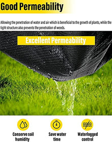 LAGEON Premium Weed Barrier Ground Cover Fabric - 60cm/100cm/120cm Wide, Durable Weed Membrane(1.2mx190m)