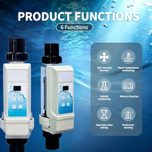 Automatic Saltwater Pool Chlorine Generator, Self-Cleaning Chlorination System, Fits up to 25000 Gallon Pools, for Swimming Pools Spas Hot Tubs EC16
