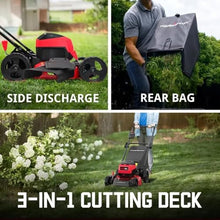 PowerSmart Electric Cordless Lawn Mower 17" 40V, 3-in-1 Brushless Push Lawn Mower, Lightweight, Foldable Handles