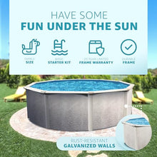 Aquarian Above-Ground Pool Kit w/Sand Filter & Pump, Phoenix Steel-Frame