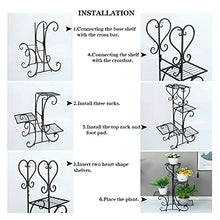 RWGOVLU Flower Stand Tricycle Plant Stand Flower Pot Cart Bicycle Holder Rack for Home Garden Patio Plant Stand