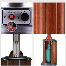 AIZYR Outdoor Patio Heater - Stainless Steel Patio Heater with Stepless Fine-Tuning/High Efficiency Heating for Garden, Balcony,Natural Gas
