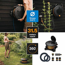 Fiskars Solid Hose Trolley Black/Orange/Blue