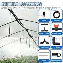Automatic Heat Dissipation System for Greenhouse, Misting Water Irrigation Kit with 360-degree Rotating Drip Irrigation Heads, Plant Watering Equipment