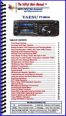 YAESU Bundle - FT-991A HF/VHF/UHF All-Mode Transceiver with Nifty Mini-Manual and TM Quick Reference Card Black