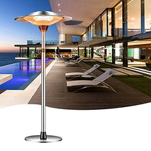 Outdoor Electric Heater 3000W Patio Heater Outdoor Heater with Tip Over Protection Instant Warm Radiator Carbon Fiber Heating Tube Small (Carbon Fiber) 210 cm (82 in) (210 cm) Large (Carbon Fiber))