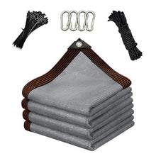 PIPRE 90% 35 x 50 ft Sunblock Shade Cloth Cover Mesh UV Resistant Net for Garden Flower Plant Greenhouse, Gray