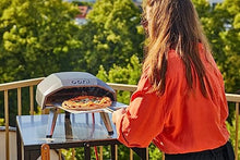 ooni Medium Modular Outdoor Table - 31x22x35 Inch Stainless Steel Pizza Oven Stand, Barbecue Cart, Outdoor Pizza Station