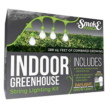 SmokePhonics 609573 4-Socket Corded Indoor Greenhouse Kit with 4 Full Spectrum Daylight Grow Lights Replacing 150W Each (8-Pack), 8 6ft Strings, 32 Bulbs