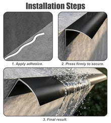 10 PCS Metal Eagle-beak Drip Edge for Roof, Sloped Design, No Water Pooling