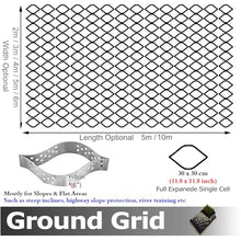 MLYAYE Plastic Ground Geo Grid for Parking Lots, Outdoor Shed Base Pea Gravel Stabilization Pad with Drain Hole for Gazebos/Yard/Garden/Driveway, Folding Expansion(6"/15cm high,6x10m (20x 33ft))