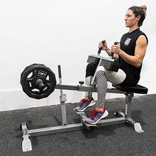 Valor Fitness CC-5 Seated Calf Machine Black Chrome
