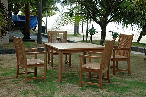 Anderson Teak Windsor Chicago 5-Pieces Dining Table Set