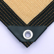 GJZDPMY 12x30m Beige Shade Netting with Grommets, Sun Protection for Home Plants, Balcony, Terrace, Greenhouse - Garden Shade Cloth for Optimal Sunlight Control