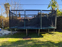 Galactic Xtreme Rectangle Trampoline 10x17 with Net Enclosure Green