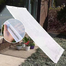 Heavy Duty White Shade Cloth 50% for Garden Outdoor HDPE Shade Net with Grommets BreathableTarp Ideal for Greenhouse & Patio 3.3x3.3 to 3.3x49ft
