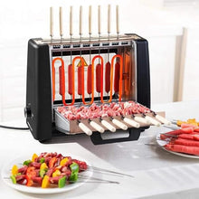Electric Barbecue Skewers Barbecue Smokeless,360 Automatic Rotating Lamb Skewers Vertical Grill,2 Stage Temperature Control, Indoor Kitchen Portable