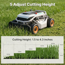 Mowrator S1 4WD 12Ah Remote Control Lawn Mower, 21-Inch, 37° Slope