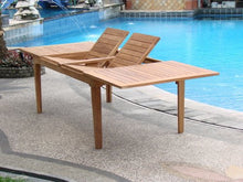 WholesaleTeakFurniture Grade-A Teak Wood 12 Seater 13 Pc Dining Set: Very Large 122" Caranasas Double Extension Rectangle Table 12 Giva Chairs (10 Armless and 2 Arm/Captain) #WFDSGV15