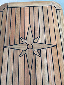 JZ Teak Table Top with Nautic Star Soft Corners 6 Sizes Marine Boat RV Caravan (TTR50120)