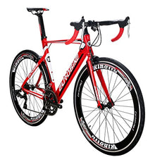 EUROBIKE Road Bike XC7000 Aluminum Frame Adult Bike Red