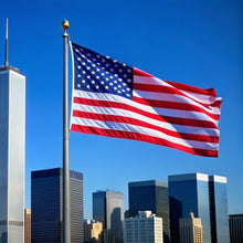 American Flag 12x18 FT Heavy Duty Outdoor US Flag Giant USA Flag 420D Nylon Sewn Stripes Brass Grommets UV Resistant All Weather Fade Resistant Flagpole Independence Day 4th of July Patriotic Outdoor