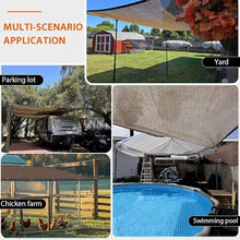 PFGDFSX 50 x 100 FT Rectangle Brown Sun Shade Sail Canopy Sun Block Awning for Outdoor Patio Garden Backyard (We Make Custom Size)