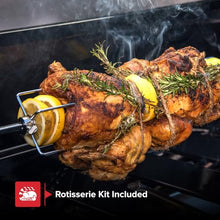 Nexgrill Deluxe 6-Burner Gas Grill, Ceramic Side Burner & Rotisserie Kit