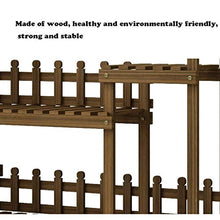 MIIKHI Plant Stands,Flower Shelf Multi Layer Indoor and Outdoor Wood Balcony Shelf Floor Type Living Room Succulent Potted Plant Racknishings/Wood Color/Small