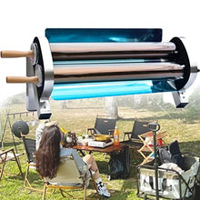 Portable Solar Barbecue Cooker BBQ Grill Stainless Steel Stove Oven, 2.6L Large Capacity Solar Cooker for Outdoor Picnic Camping, Foldable,Photoelectricdualuse