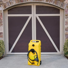 Scepter Flo N' Go Duramax Wheeled Container, Yellow, 14 Gallon, 4-Pack