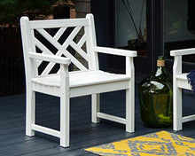 Chippendale Garden Arm Chair (Slate Grey)
