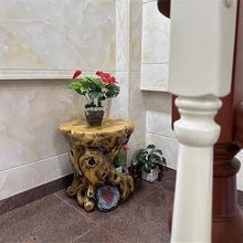 M3b6G8p1 bonsai pot stand Imitation Wooden Base Resin Plant Stand