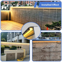 ERRULAN Drip Edge Water Diverter with Hidden LED Channel