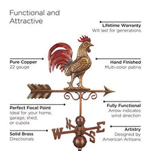 Good Directions 26" Square Manchester Vinyl Aluminum Roof Weathervane White/Red/Black