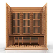 MAXXUS 3 Per Low EMF FAR Infrared Carbon Canadian Red Cedar Sauna Red