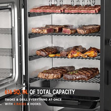 Vertical Pellet Smoker Grill with Digital Temperature Control, 4-Rack Electric BBQ Smoker with Meat Probe & Cover, 616 Sq.In Outdoor Pellet Grill for Smoking Brisket, Ribs, Chicken & Sausage
