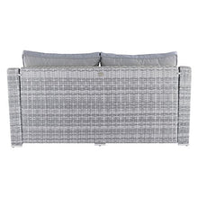 Elle Decor Vallauris Patio Outdoor Furniture Collection, Premium All Weather Wicker, Sofa, Gray
