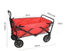 Festival Trolley Camping Trolley Garden Trolley Folding Garden Trolley Cart Trolley Wagon Shopping Cart for Outdoor Camping Pull Truck with 4 Wheels Beach Trolley Folding Trolley with Wheels