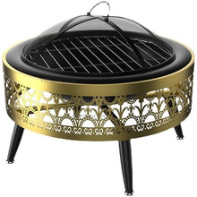 Fire Pit Iron Fire Pit for Outdoor Heater Winter Indoor Stove Creative Leisure Barbecue Smoke Free Charcoal Braziers