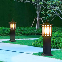 ZEELYDE Post Lights Outdoor,Waterproof Garden Lights Outdoor Lawn Lights Villa Community Landscape Lights Die-Casting Aluminum Lighting Fixtures LED Floor-Standing Night Street Lights Post Lights