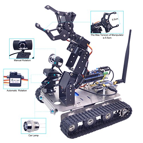 XiaoR Geek Robot Car Kit 4DOF Manipulator HD Camera 2560-GFS-Arm