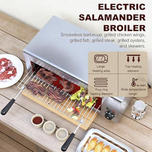 2000W Electric Salamander Oven, Thermostatic, Stainless Steel