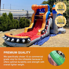 JumpOrange Rocker Commercial Bounce House Water Slide with Pool Rocker Titan